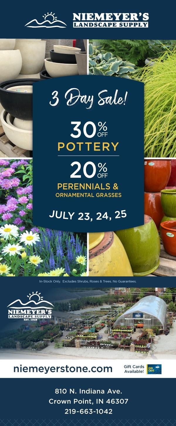 July 2020 3 Day Sale